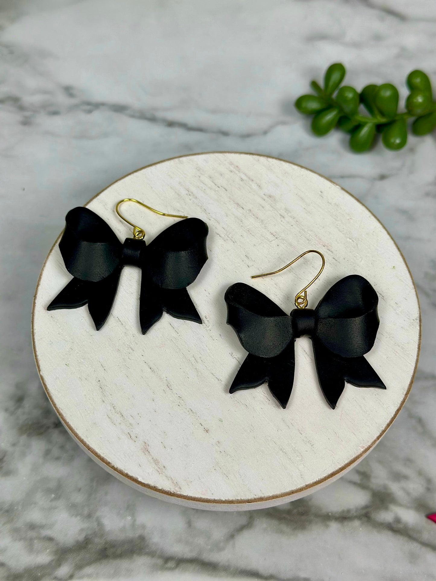 Droopy Bow Dangles